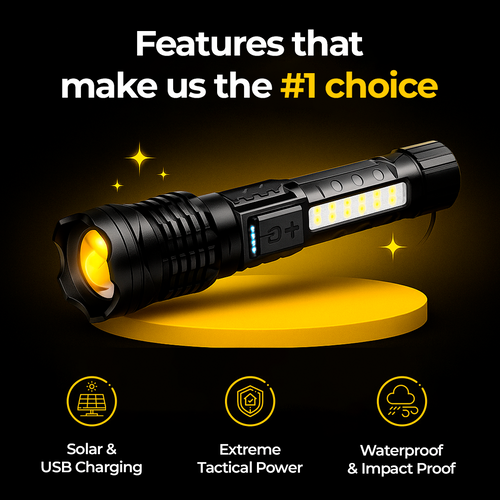 Titanium Pro Tactical Flashlight